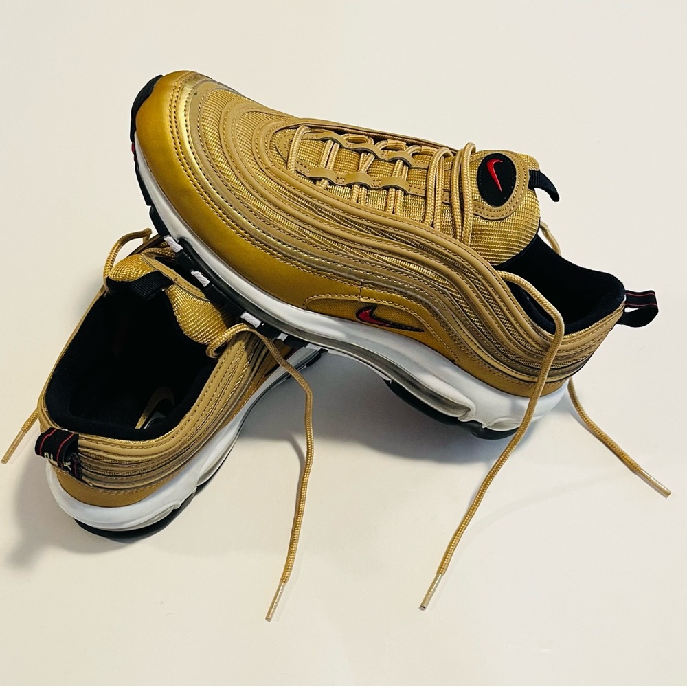 Nike Air Max 97 OG Metallic Gold Men’s Sneakers Size 8.5